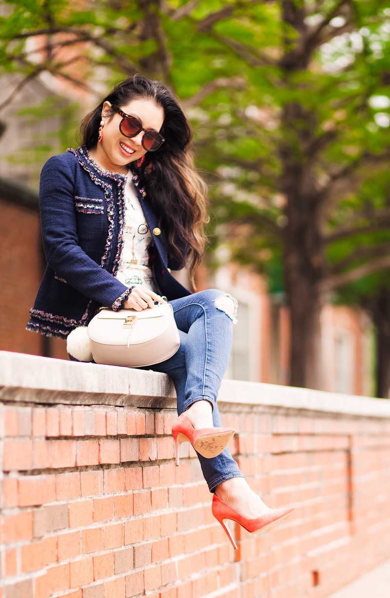 Tweed Blazer - A Spring's Must-Have Staple by Dallas fashion blogger Kileen of cute & little