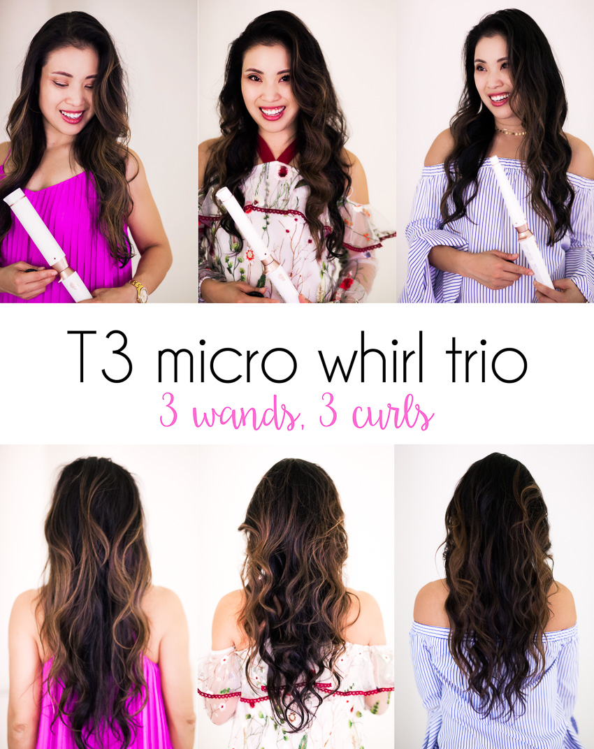 Add Variety To Your Hairstyle With T3 Whirl Trio by Dallas beauty blogger Kileen of cute and little