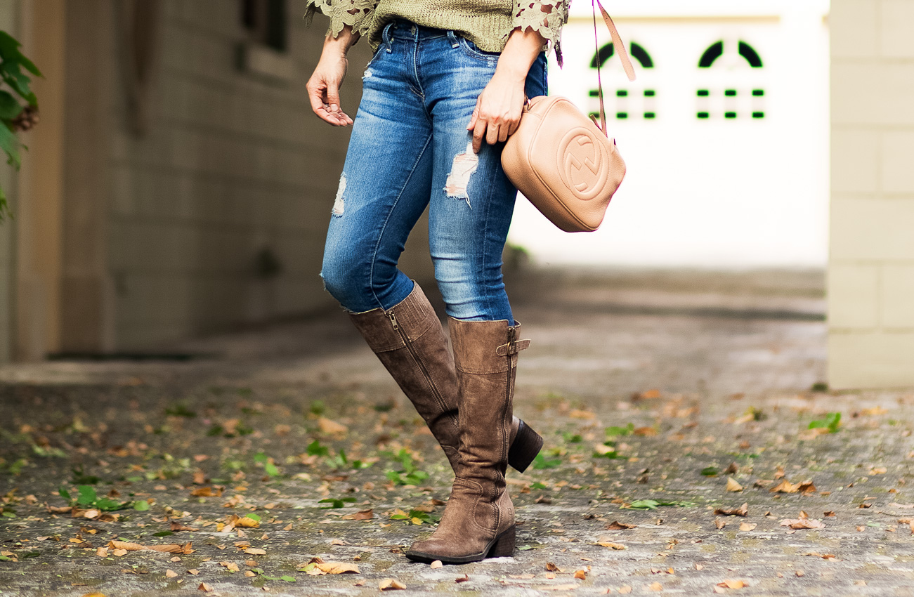 cute & little blog | dallas fashion blog | born fannar boots | petite-friendly tall leather boots | fall outfit - Petite-Friendly Tall Boots with Born Shoes by Dallas petite fashion blogger cute & little